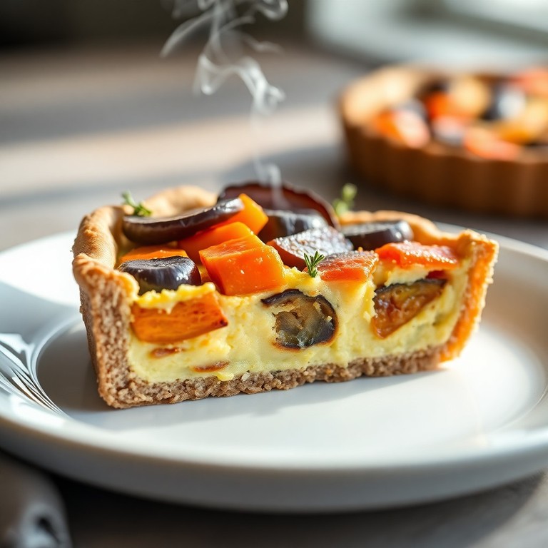 Torta Integral de Legumes Assados Fit