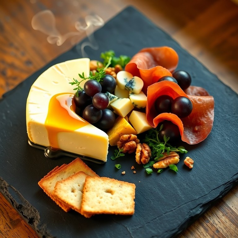 Mini Tabla de Quesos y Embutidos para un Snack Elegante