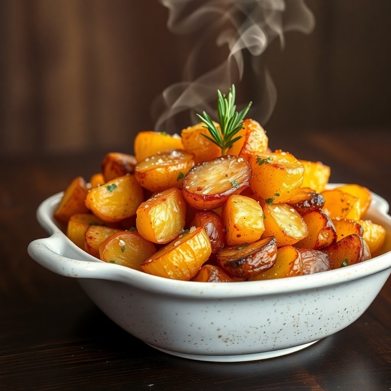 Patatas Asadas Crujientes con Hierbas Provenzales