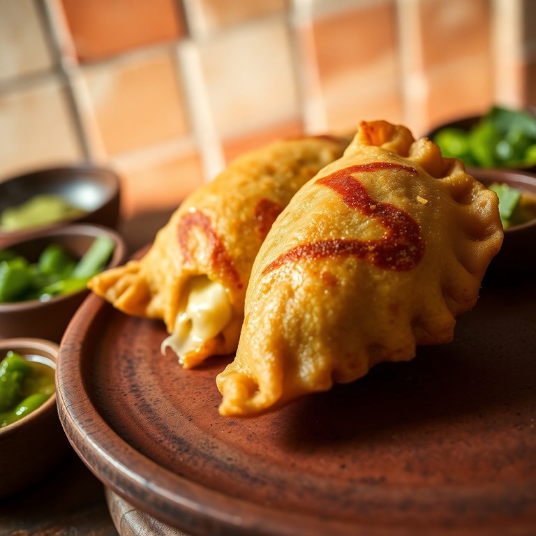Empanadas de Maíz Crujientes con Queso Asadero
