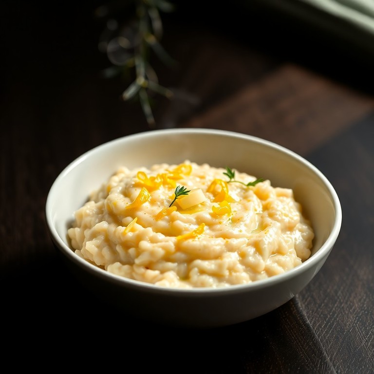 Risotto Cremoso alla Colatura di Alici e Limone