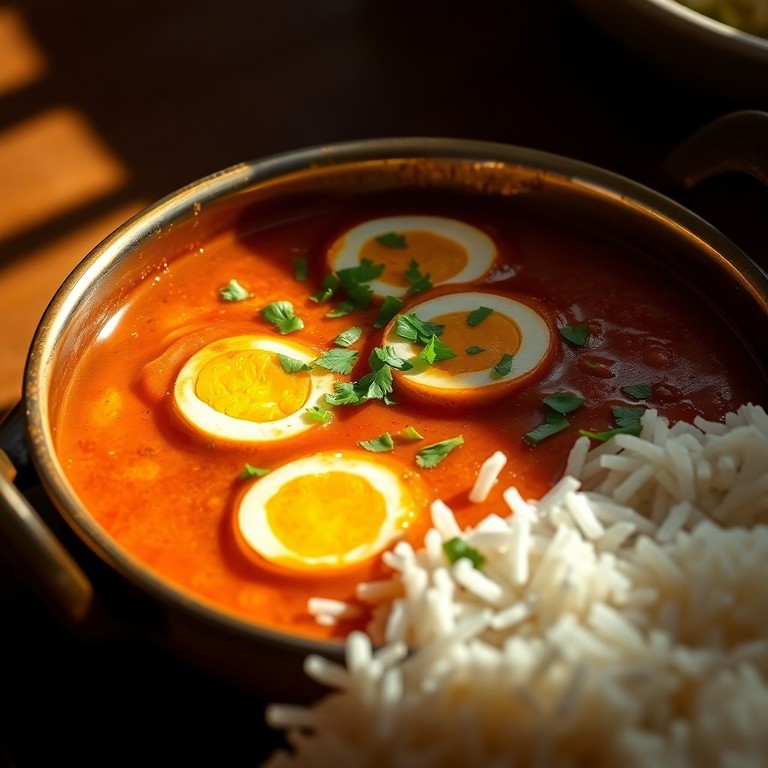 Curry de Huevos Duros al Estilo Indio (Anda Curry)