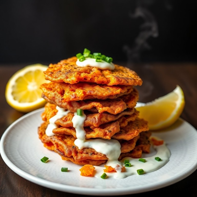 Galettes Croustillantes de Patates Douces et Farine
