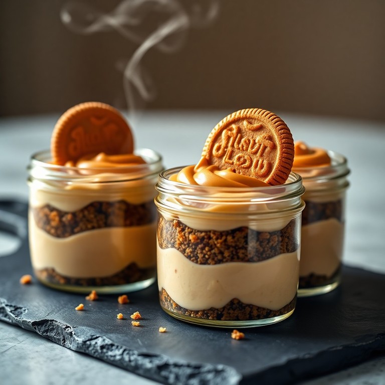 Veganer Lotus Cheesecake im Glas