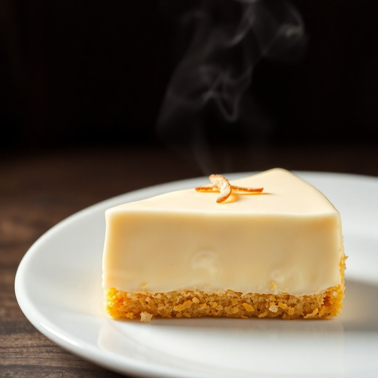 Torta Cremosa de Leite Condensado com Base de Cuscuz