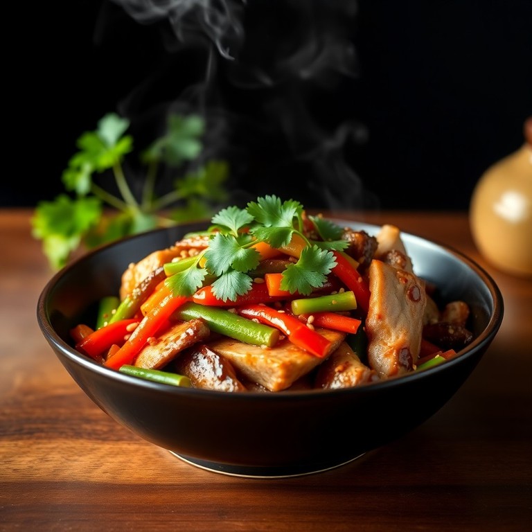 Asiatisk Takiwok med Fläskkotlett