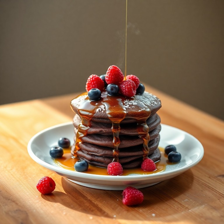 Panquecas Fofinhas de Cacau e Leite