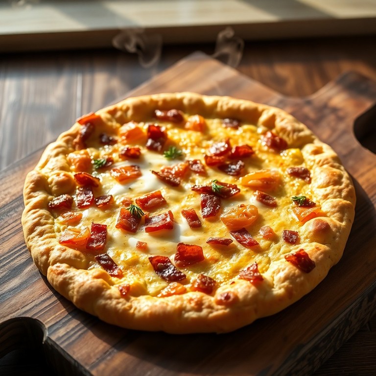 Classic Alsace Flammkuchen (Tarte Flambée)