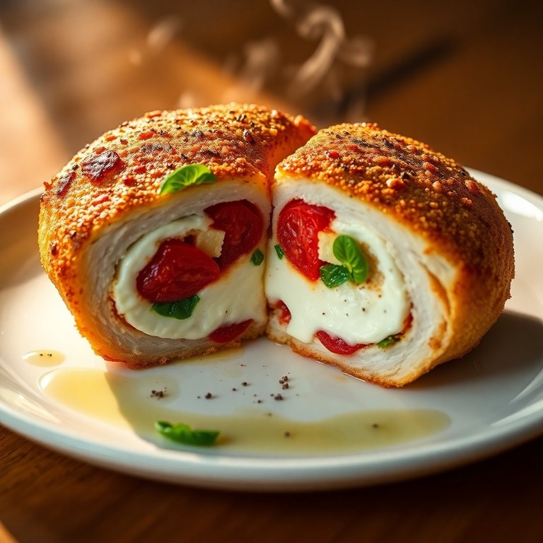 Poulet Farcis aux Tomates Séchées et Mozzarella