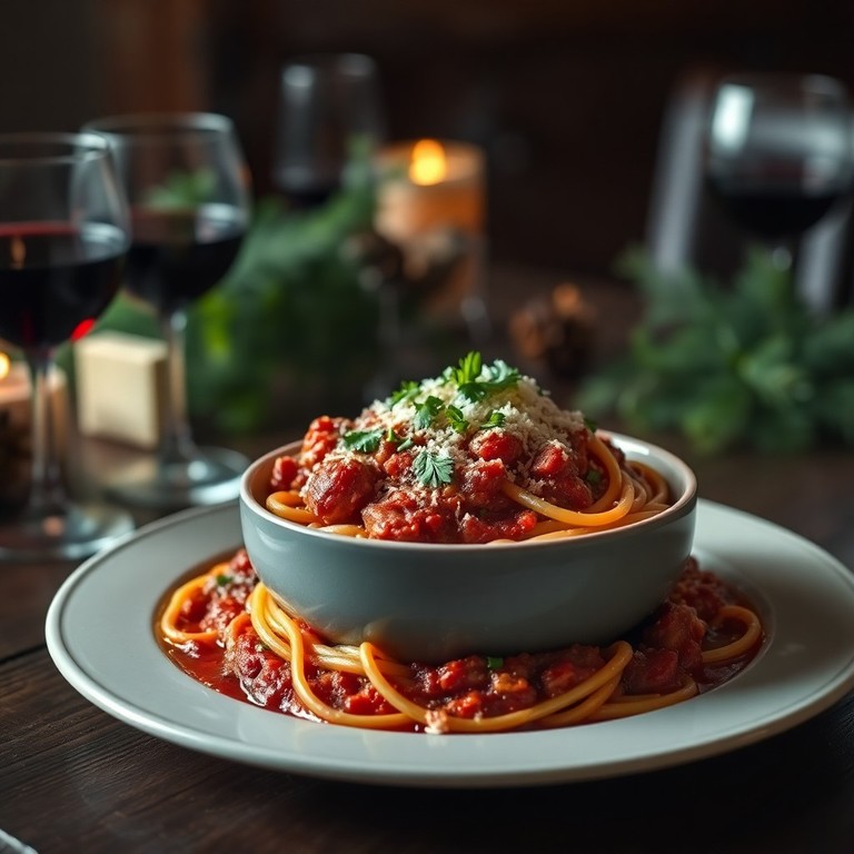 Spaghetti Bolognaise Festif sans Lait