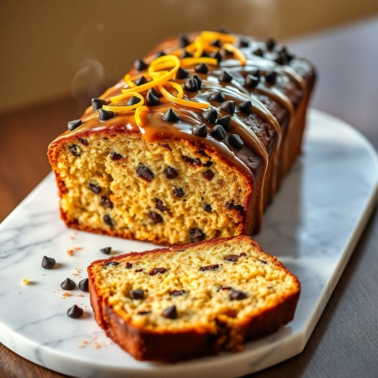 Gâteau Moelleux à l'Orange, Pépites de Chocolat, Miel et Cannelle