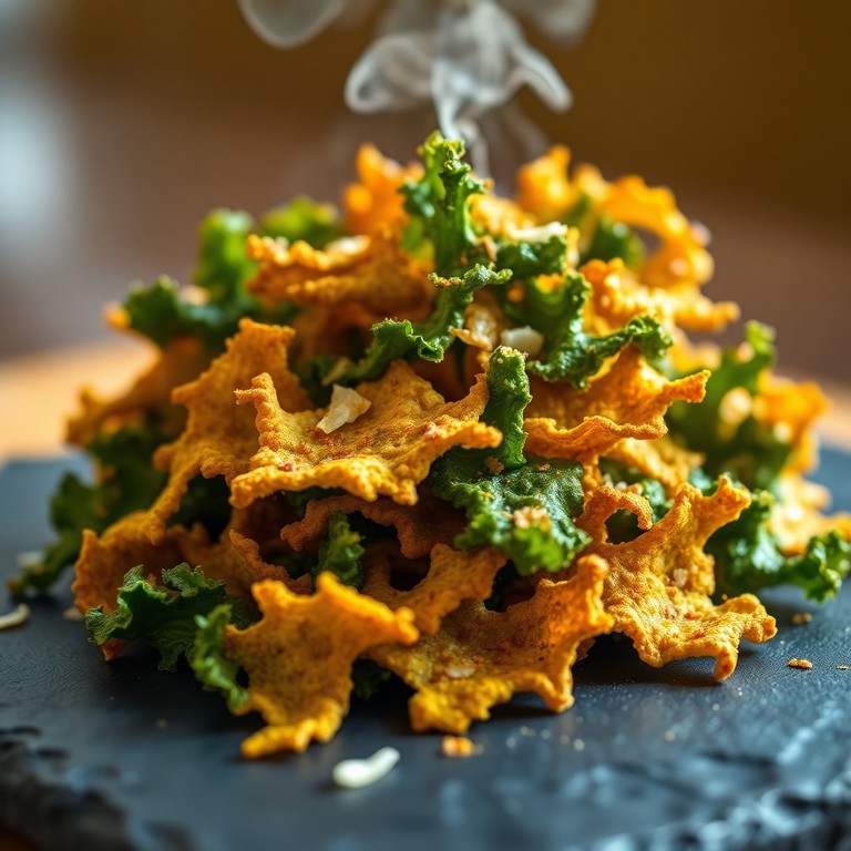 Knuspriger Grünkohl mit Kokosnuss-Crunch