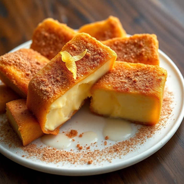 Leche Frita Clásica con Canela y Limón