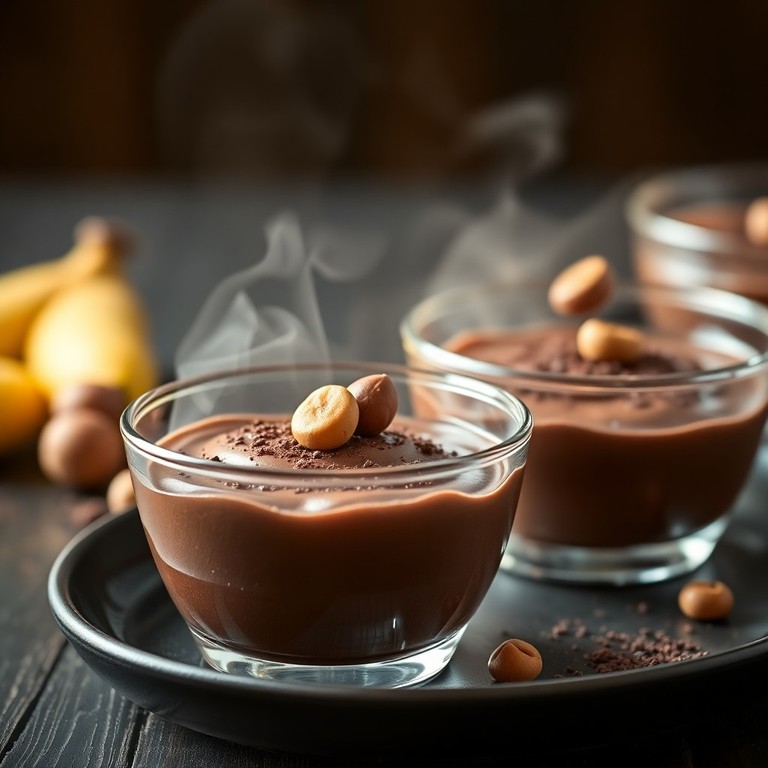 Mousse Cremosa di Banana e Cacao Senza Cottura