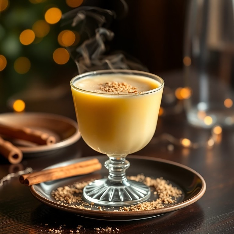Classic Trinidadian Ponche De Crème Cocktail