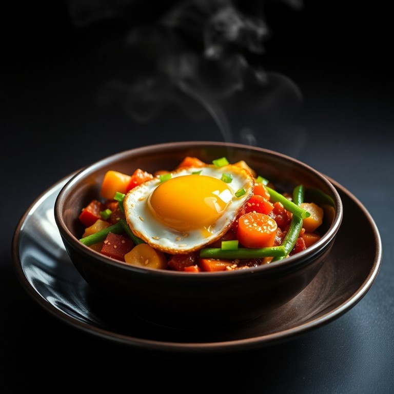 Salteado Coreano de Garbanzos y Vegetales (Bibim-Style)