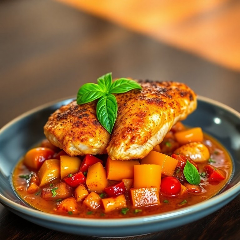 Poulet Air Fryer Croustillant, Ratatouille Express