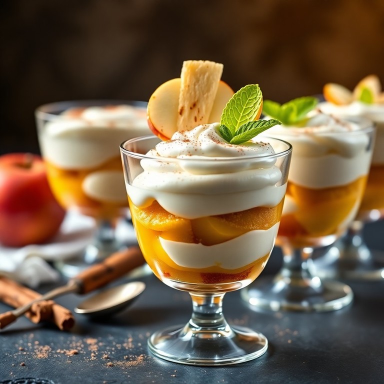 Apfel-Calvados-Tiramisu im Glas