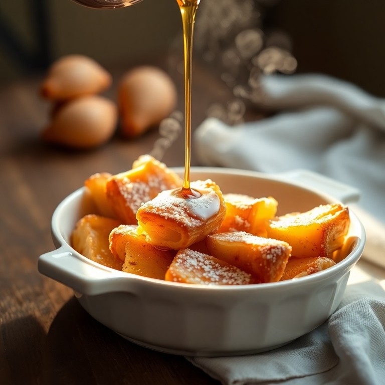 Gevulde Croissant 'French Toast' Rollen