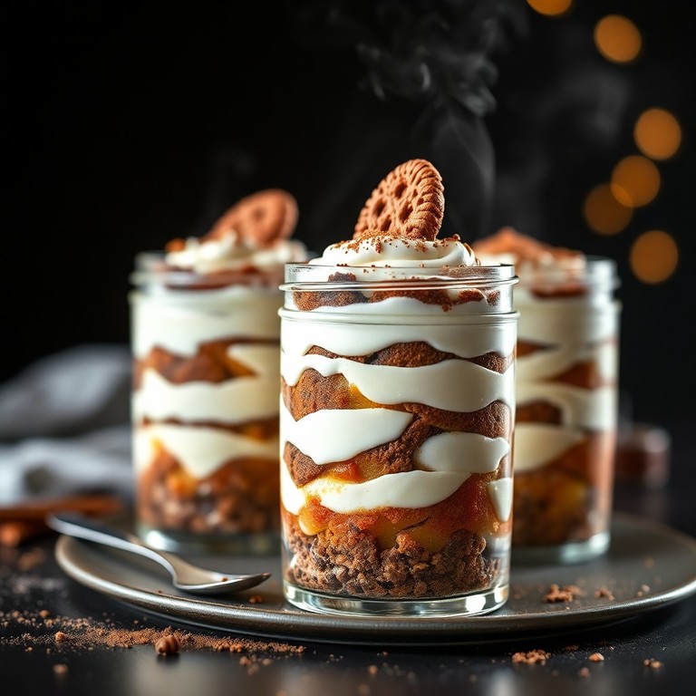 Festliches Spekulatius-Apfel-Tiramisu im Glas