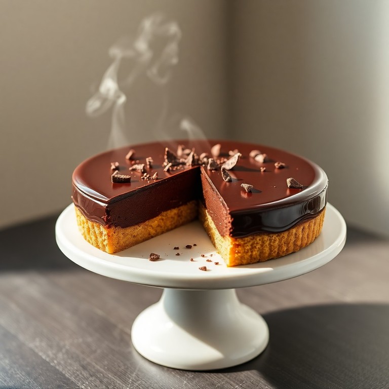 Torta Mousse de Chocolate Cremosa com Base Crocante