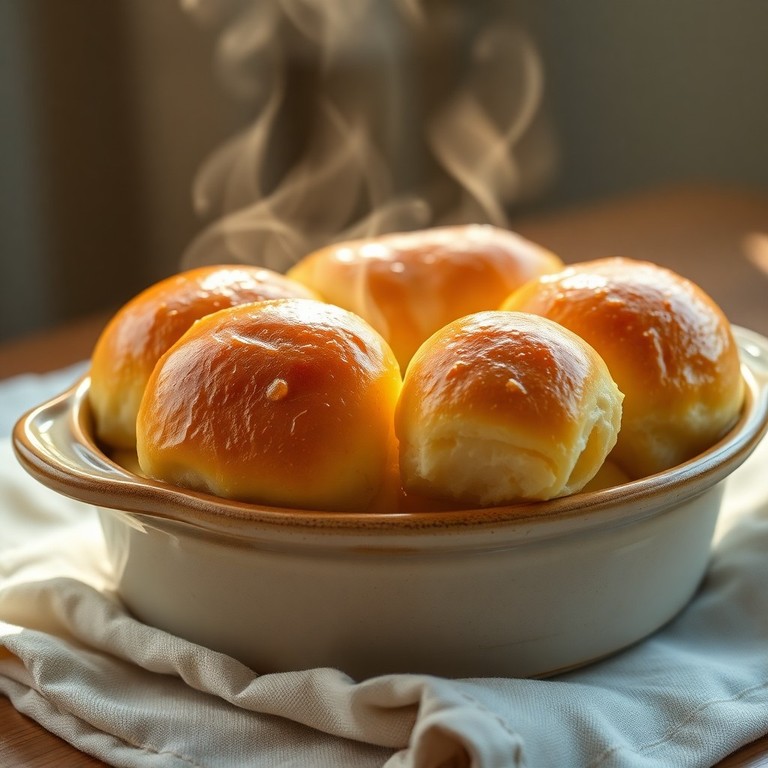 Lactose-Free Sweet Milk Bread Rolls