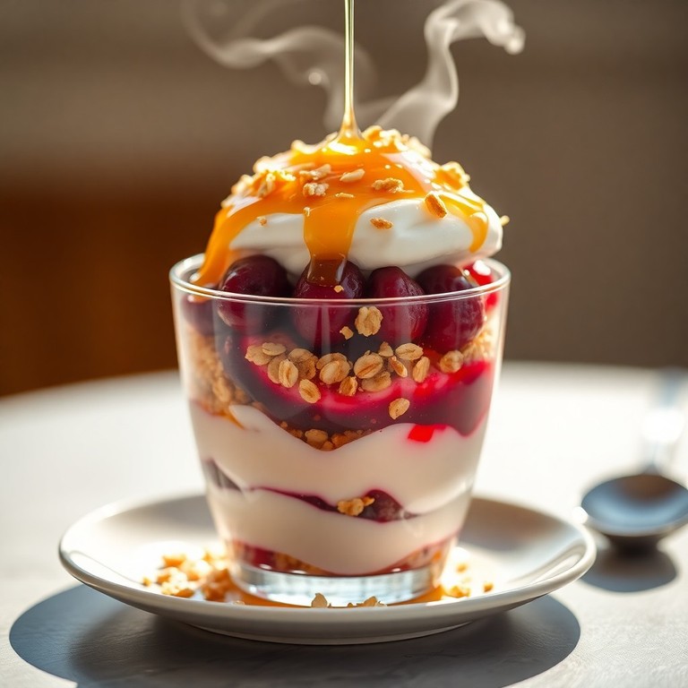 Parfait Glacé aux Fruits Rouges et Sirop d'Érable