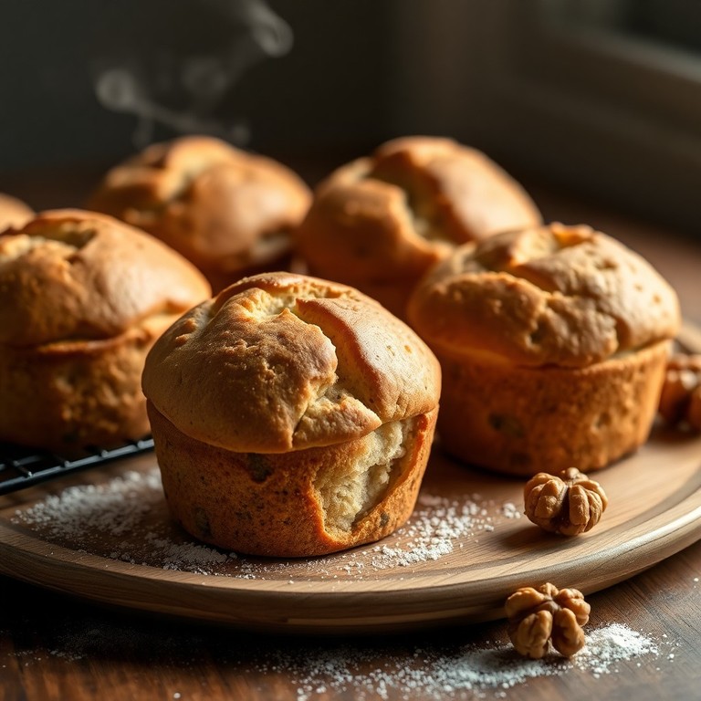 Yeast-Leavened Spelt & Walnut Mini Loaves