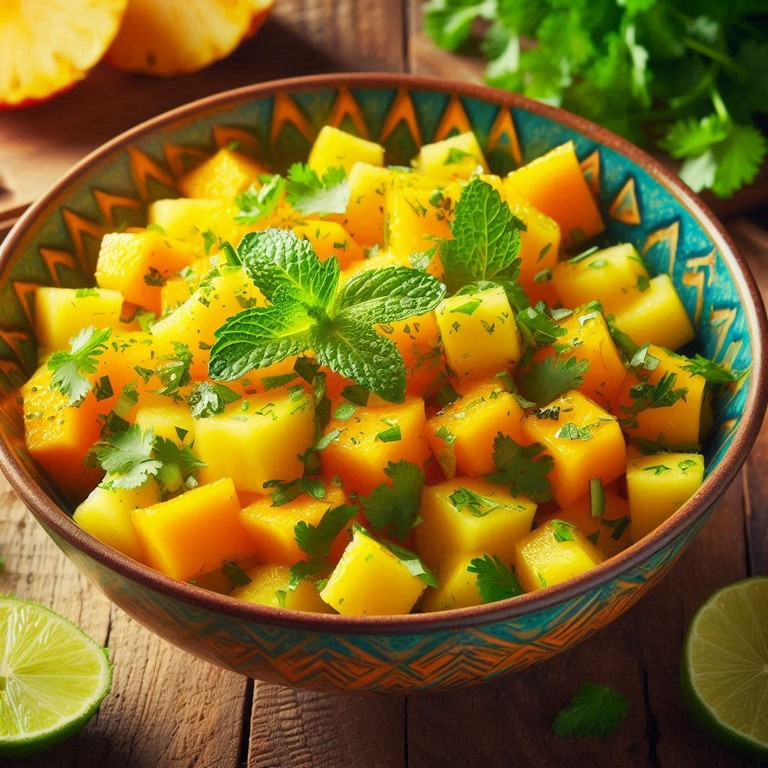 Mango Pineapple Asian Salad