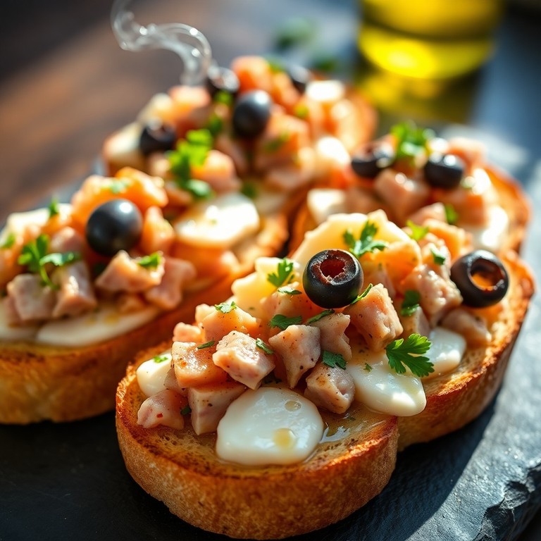 Tosta Rápida de Atum e Mozzarella com Toque Mediterrâneo