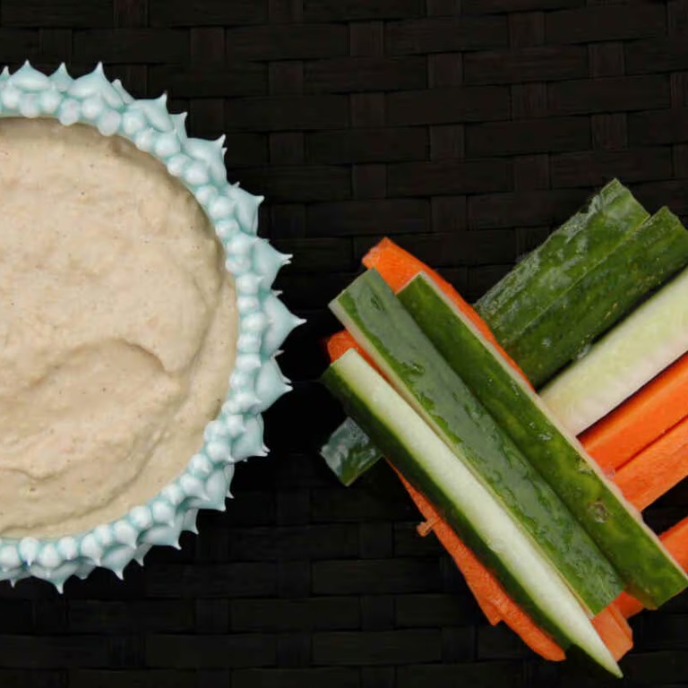 Gulerødder og agurk til Hummus