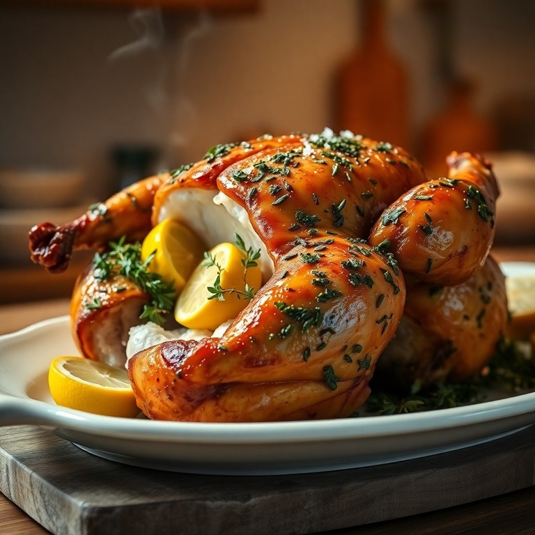 Poulet Rôti Express aux Herbes de Provence (Mode Cookeo)