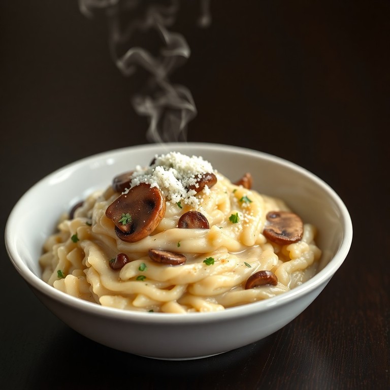 Risotto Crémeux aux Champignons et Parmesan (Préparation Rapide au Cookeo)