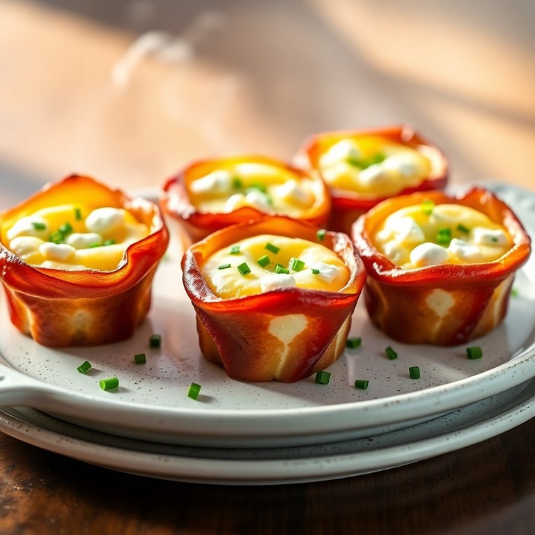 Baconlindade Keso-Äggmuffins