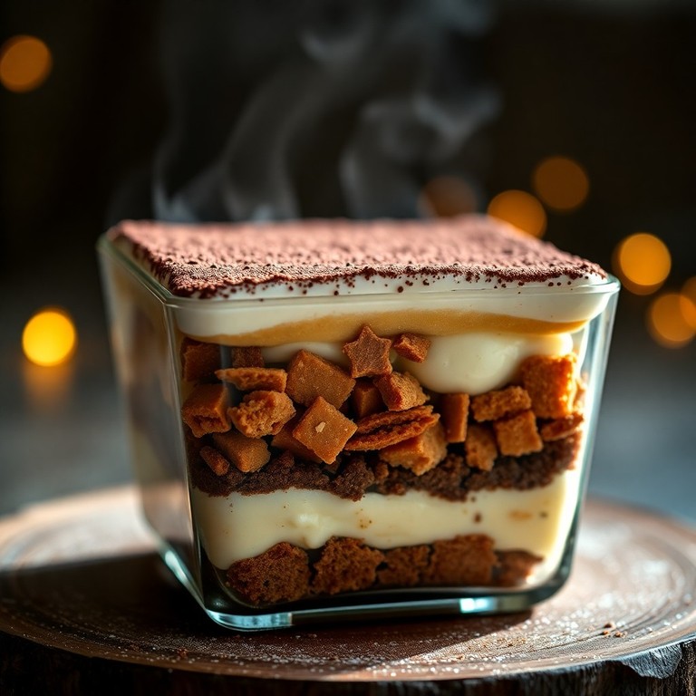 Festliches Lebkuchen-Tiramisu mit Glühwein-Tränke