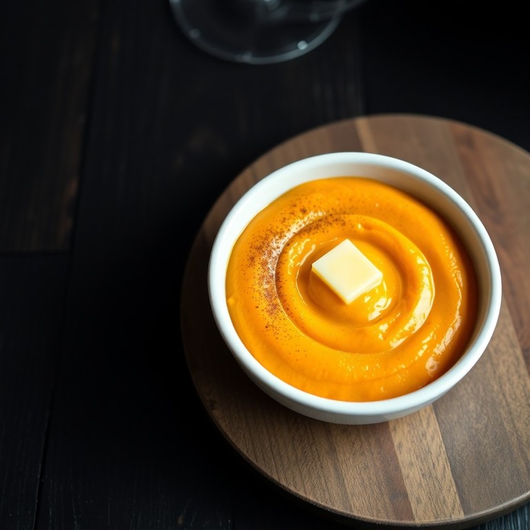 Puré de Camote y Jengibre con Canela