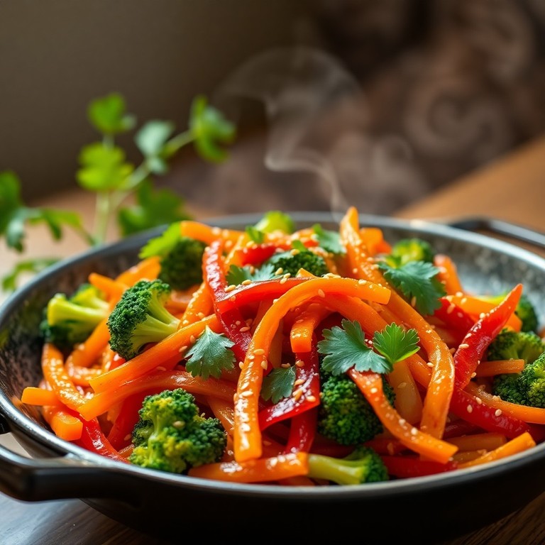 Wok de Légumes Croquants au Sésame et Sauce Soja Légère