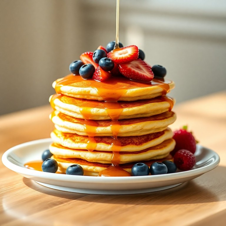 Pancakes Américains Végétaux et Légers à la Protéine