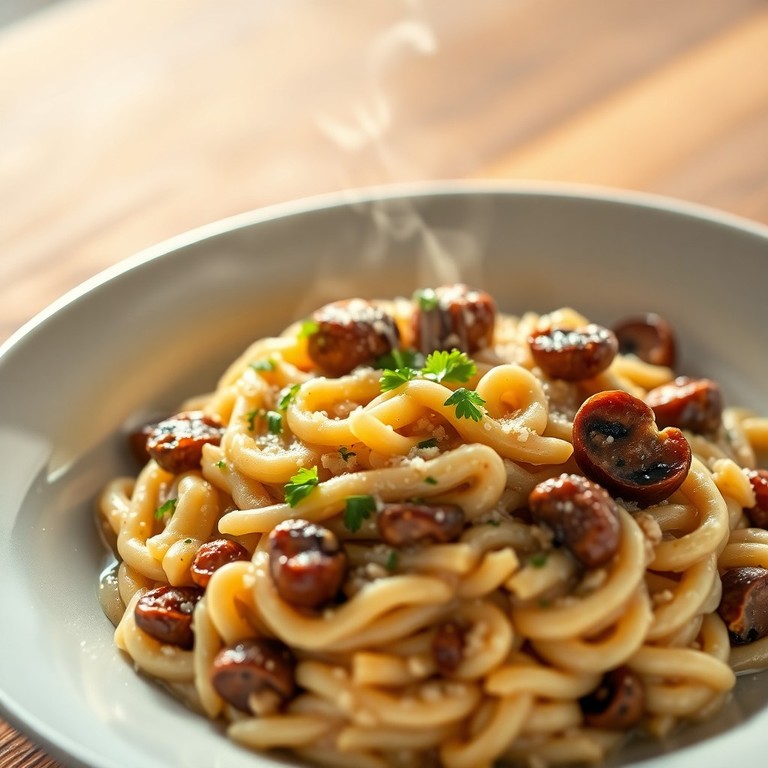 Risotto Cremoso alla Salsiccia e Funghi Porcini