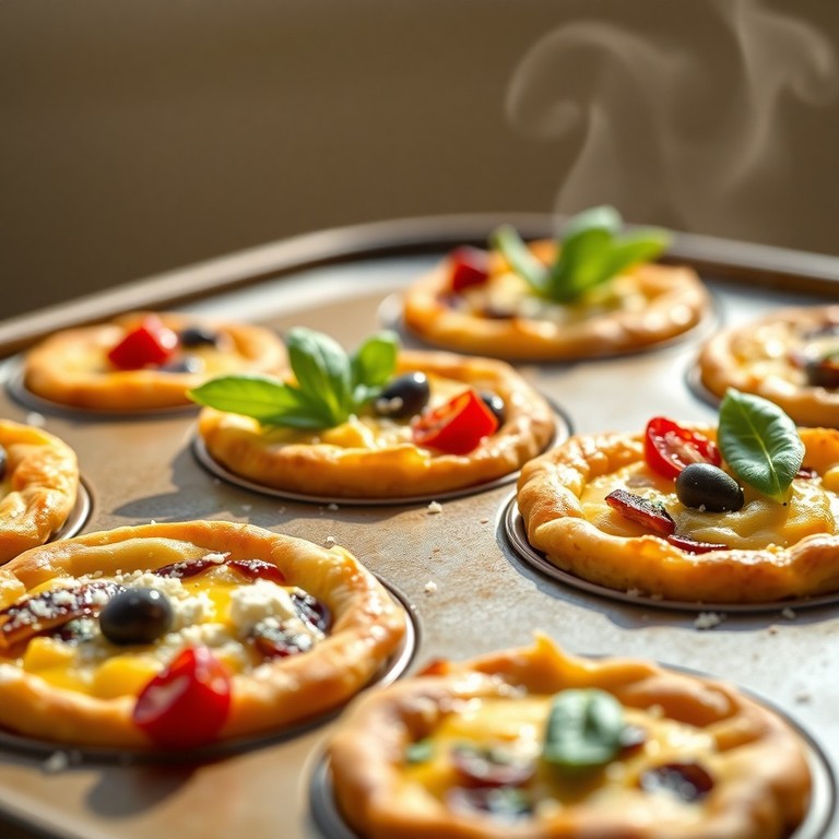 Mediterranean Feta and Olive Mini Quiches