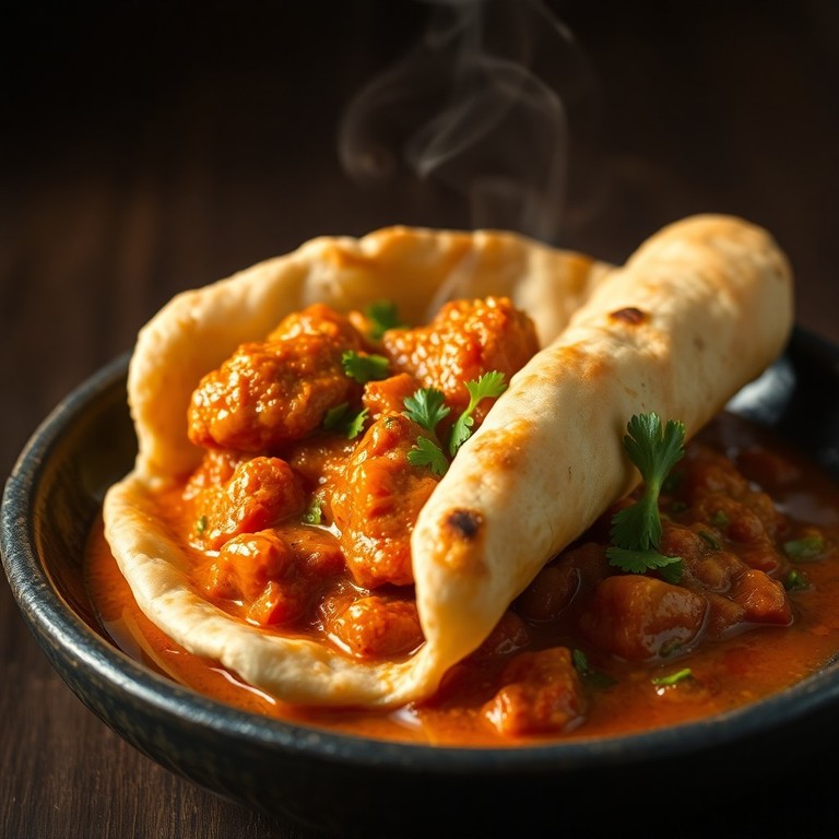 Baharatlı Tavuklu Lavaş Yahnisi