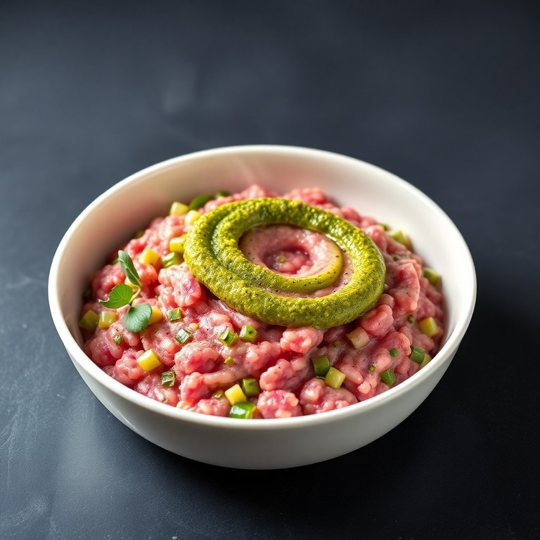 Risoto Cremoso de Abobrinha e Beterraba com Espinafre e Pesto de Pepino