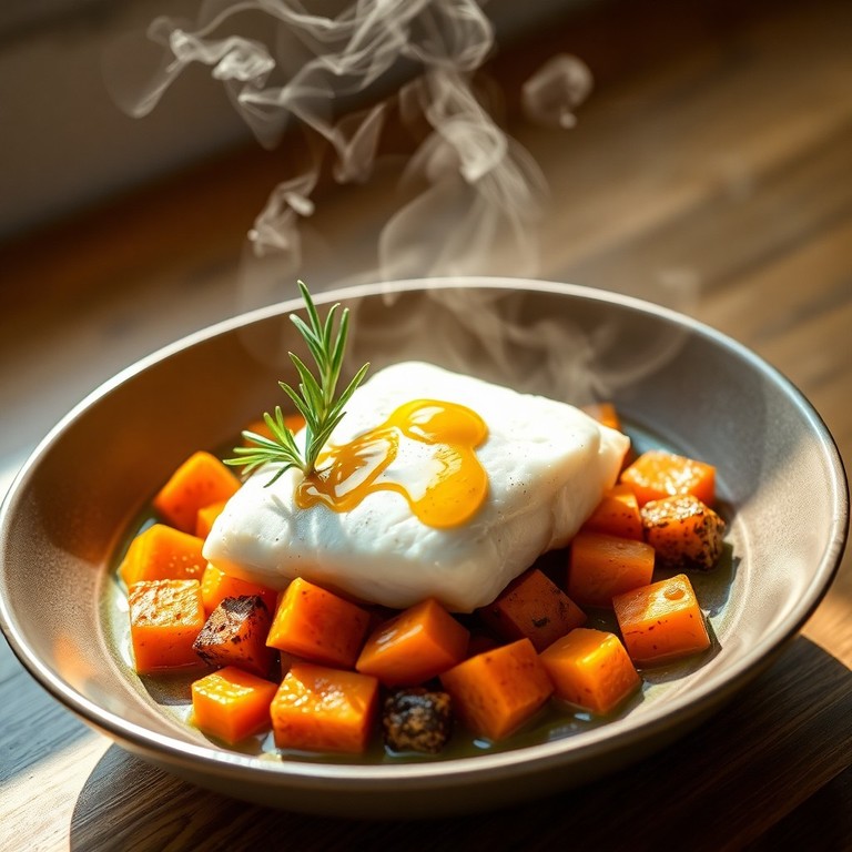 Filet de Cabillaud Rôti sur Lit de Légumes Racines au Cookeo
