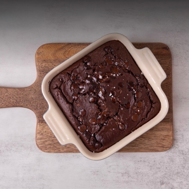 Bakad banan- och chokladgröt