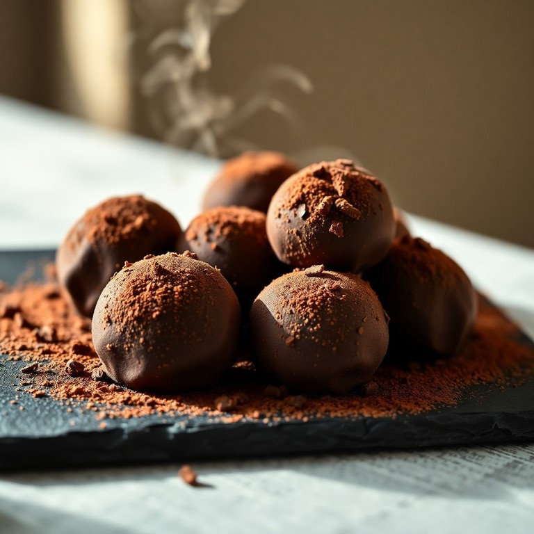 Tartufi al Cioccolato Fondente e Cacao