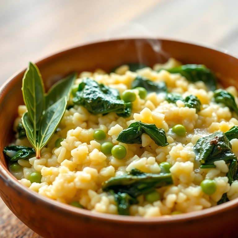 Arroz Cremoso Mediterráneo con Coliflor y Habas