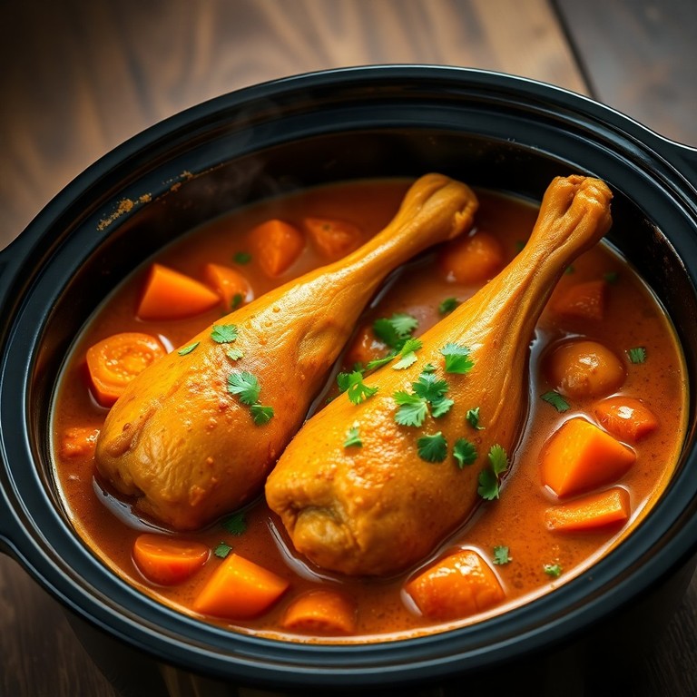 Crockpot Zuid-Afrikaanse Kipcurry met Pindasaus