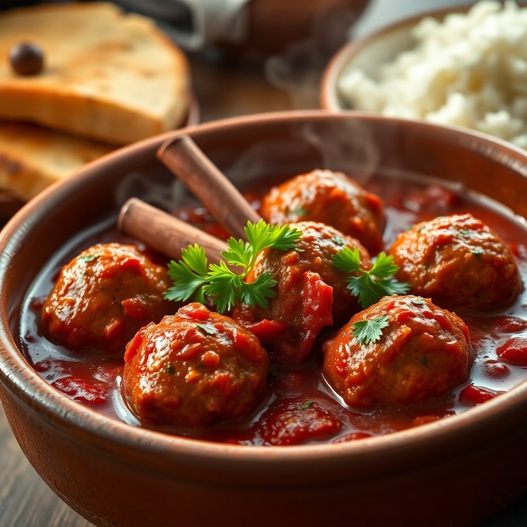 Rundergehakt 'Soutzoukakia' in Tomatensaus