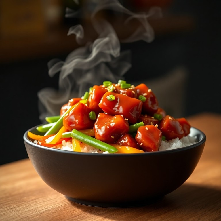 Kitsune Fruit Fusion Chicken Stir-Fry