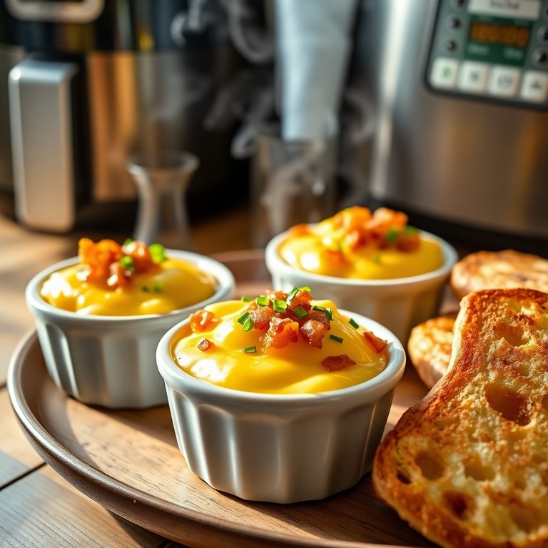 Oeufs Cocotte Façon Raclette à l'Air Fryer
